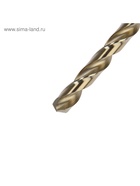 Сверло по металлу ТУНДРА, HSS-Co (5% кобальта), цилиндрический хвостовик, 8×115 мм - Фото 3