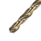Сверло по металлу ТУНДРА, HSS-Co (5% кобальта), цилиндрический хвостовик, 9 мм - Фото 3