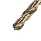 Сверло по металлу ТУНДРА, HSS-Co (5% кобальта), цилиндрический хвостовик, 12 мм - Фото 2