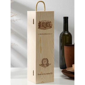 Ящик для хранения вина Доляна «Ливорно», 35×10 см, на 1 бутылку