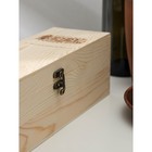 Ящик для хранения вина Доляна «Ливорно», 35×10 см, на 1 бутылку - Фото 3