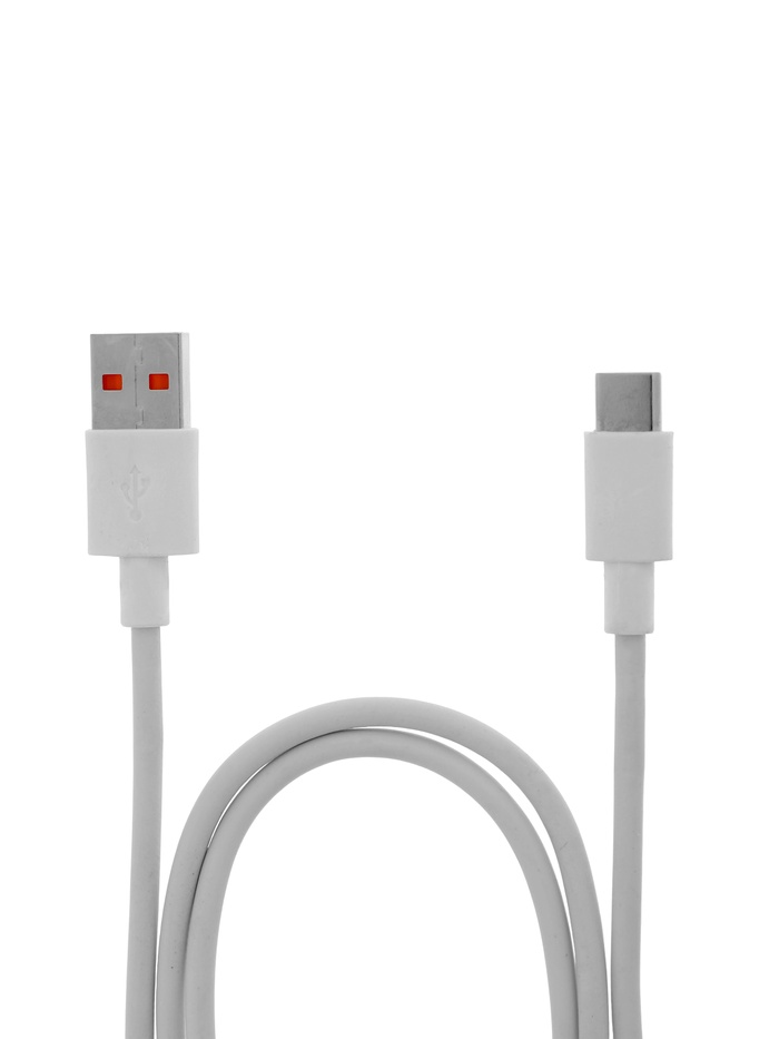 Кабель LuazON, Type-C - USB, 1 А, 3 м, белый - фото 51905789