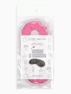 Маска для сна «Пончики» 19.5×8.5 см, резинка одинарная, розовая - Фото 3