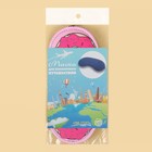 Маска для сна «Пончики» 19.5×8.5 см, резинка одинарная, розовая - Фото 4