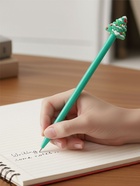 Ручка-прикол Calligrata «Новый год», синий стержень, гелевая, подарочная, МИКС - Фото 2