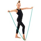 Скакалка для художественной гимнастики утяжелённая Grace Dance, 2,5 м, цвет зелёный - Фото 5