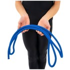 Скакалка для художественной гимнастики утяжелённая Grace Dance, 2,5 м, цвет синий - Фото 9