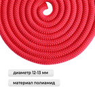 Скакалка для художественной гимнастики утяжелённая Grace Dance, 2,5 м, цвет красный - Фото 2