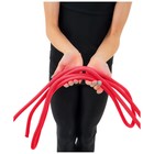 Скакалка для художественной гимнастики утяжелённая Grace Dance, 2,5 м, цвет красный - Фото 9