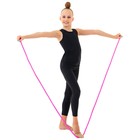 Скакалка для художественной гимнастики утяжелённая Grace Dance, 2,5 м, цвет розовый - Фото 5