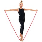 Скакалка для художественной гимнастики Grace Dance, 2,5 м, цвет красный - Фото 5