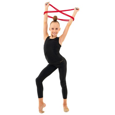 Скакалка для художественной гимнастики Grace Dance, 3 м, красная