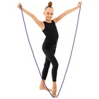 Скакалка для художественной гимнастики Grace Dance, 3 м, цвет фиолетовый - Фото 5