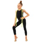Скакалка для художественной гимнастики Grace Dance, 3 м, цвет жёлтый - Фото 8