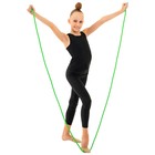 Скакалка для художественной гимнастики Grace Dance, 3 м, цвет зелёный - Фото 5