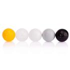 Набор шаров 150 шт, цвета: жёлтый, серый, белый, чёрный, прозрачный - Фото 3