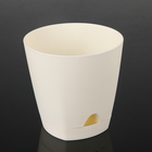 Горшок для цветов с прикорневым поливом Amsterdam, 0.65 л, цвет сливочный - Фото 1