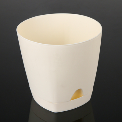 Горшок для цветов с прикорневым поливом Amsterdam, 1.35 л, цвет сливочный