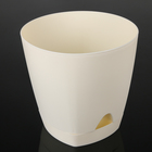 Горшок для цветов с прикорневым поливом Amsterdam, 4 л, цвет сливочный - Фото 1