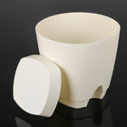 Горшок для цветов с прикорневым поливом Amsterdam, 4 л, цвет сливочный - Фото 2