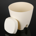 Горшок для цветов с прикорневым поливом Amsterdam, 8 л, цвет сливочный - Фото 2