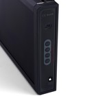 Часы электронные настенные «Соломон», с будильником, 38×19×5 см, красная индикация, черные - фото 51449173