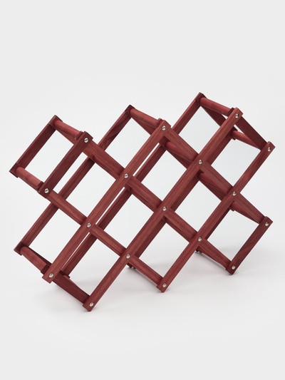 Подставка для бутылок Доляна «Бордо», коричневая