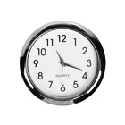 Часы автомобильные, внутрисалонные, d=4.5 см, белый циферблат - Фото 3