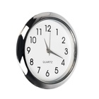 Часы автомобильные, внутрисалонные, d=4.5 см, белый циферблат - Фото 2