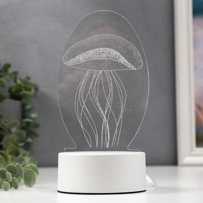 Светильник «Медуза» LED RGB от сети 9.5×10×21.5 см RISALUX