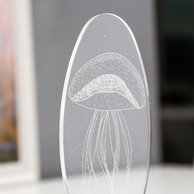 Светильник «Медуза» LED RGB от сети 9.5×10×21.5 см RISALUX
