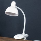Лампа настольная на прищепке "Моно" LED 5Вт USB белый 16х16х38 см. - фото 2885546