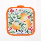 Набор подарочный "Inspiration lemon" прихватка 18х18- 2 шт., лопатка, кисть - Фото 4