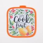 Набор подарочный "Inspiration lemon" прихватка 18х18- 2 шт., лопатка, кисть - Фото 5