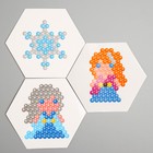 Аквамозаика «Холодное сердце: Эльза и Анна», 3 фигурки, 300 шариков - Фото 4