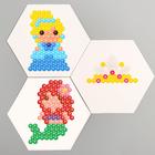 Аквамозаика «Принцессы: Ариэль и Золушка», 3 фигурки, 300 шариков - Фото 5