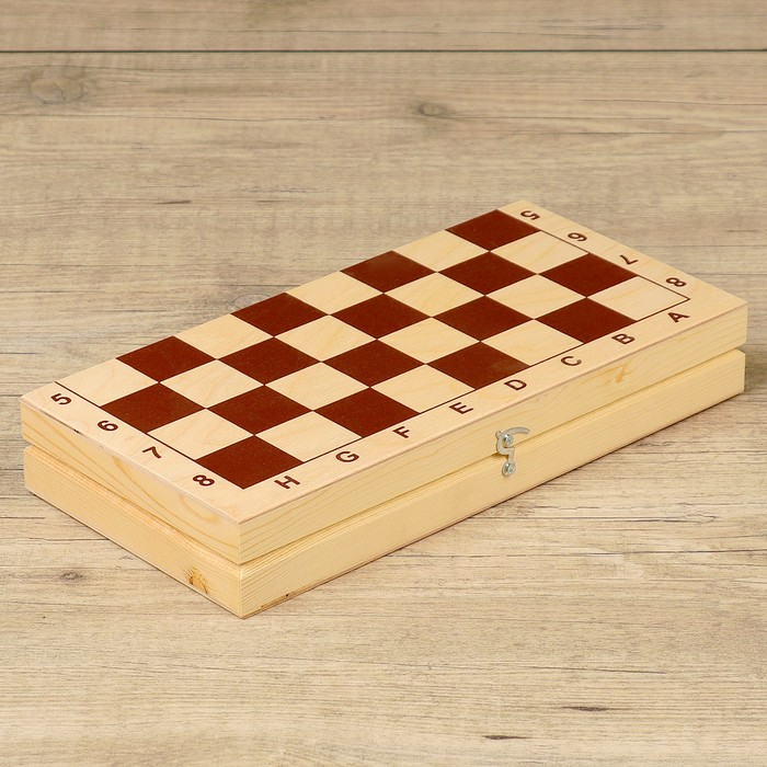 Шахматные фигуры, пластик, король h-6.2 см, пешка h-3 см - фото 1886398882