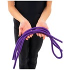 Скакалка для художественной гимнастики утяжелённая Grace Dance, 3 м, цвет фиолетовый - Фото 9