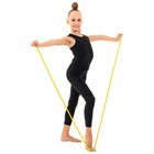 Скакалка для художественной гимнастики утяжелённая Grace Dance, 3 м, цвет жёлтый - Фото 5