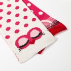 Комплект детский (шапка, шарф) "Мордашка", вид 2, размер 52-54, цвет белый - фото 809212329 Комплект детский (шапка, шарф) "Мордашка", вид 2, размер 52-54, цвет белый - фото 809212329