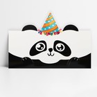 Конверт для денег формовой «Милая панда», 17,5 х10см - фото 318207368