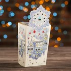 Коробка картонная "Снежинка белая", 8 х 5 х 14 см - Фото 2