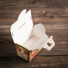 Коробка картонная "Сундучок деревянный", 14 х 8 х 12 см - Фото 3