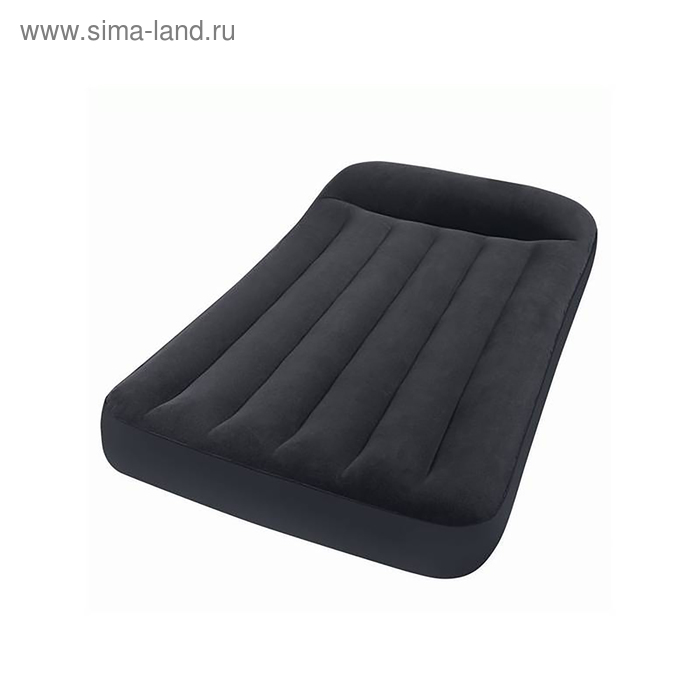 Кровать надувная "Pillow Rest Classic" с подголовником, 99х191х23 см 66767 INTEX - Фото 1