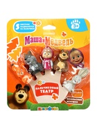 Игрушка для купания «Маша и Медведь: пальчиковый театр» - Фото 4