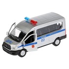 Машина «Полиция Ford Transit», 12 см, инерционная, открывающиеся двери, металлическая - Фото 2