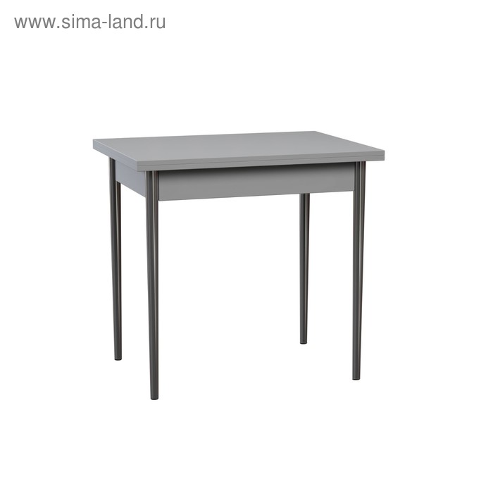 Стол поворотно-откидной «Пируэт», 800(1200) × 600 × 750 мм, опора редуцированная, цвет сталь - Фото 1