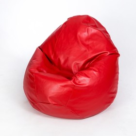 Кресло-мешок «Люкс», ширина 100 см, высота 150 см, цвет красный, экокожа