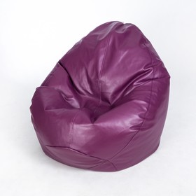 Кресло-мешок «Люкс», ширина 100 см, высота 150 см, цвет фиолетовый, экокожа