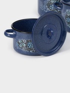 Набор эмалированных кастрюль «Голубика», 3 шт.: 1.5 л, 2.9 л, 4.5 л, синий - Фото 3